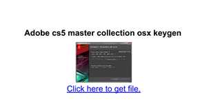 download adobe cs5.5 master